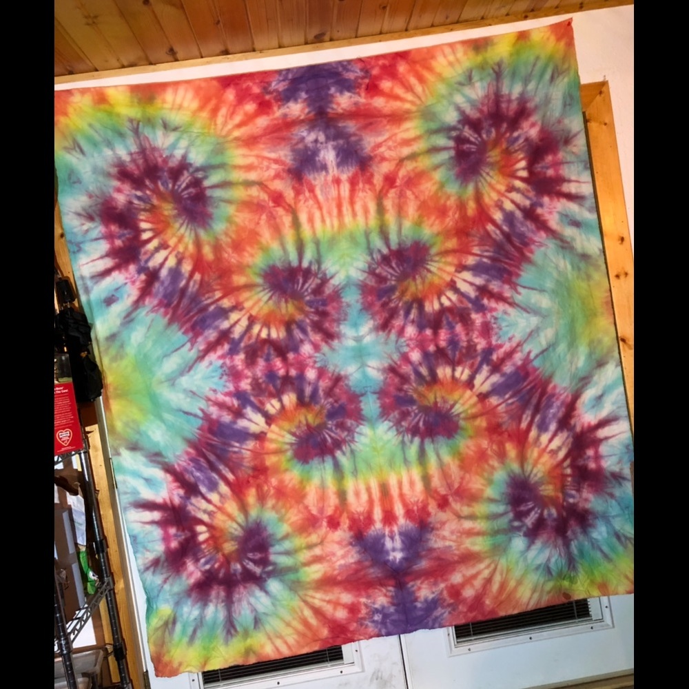Large Tie Dye Tapestry